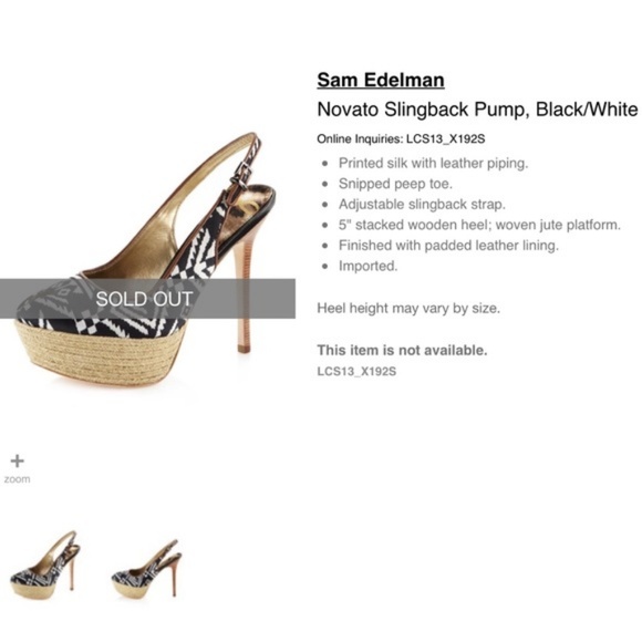 Sam Edelman Novato Slingback Heels 8 - Picture 8 of 8